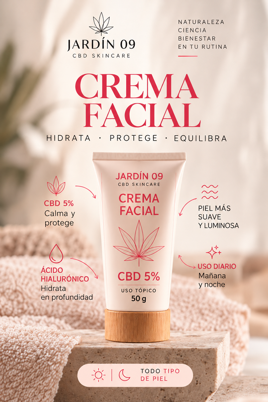 CREMA FACIAL - 5% CBD